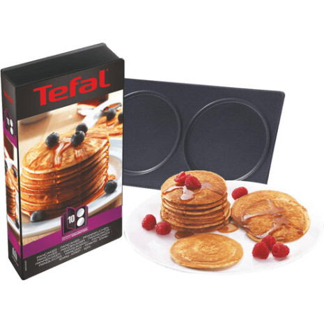 TEFAL XA801012 Pancakes plates for SW852 Sandwich maker, Black