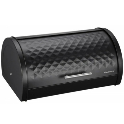 Maizes kaste, tērauda, melna Klausberg, Izmērs: 38 x 28 x 18,5 cm